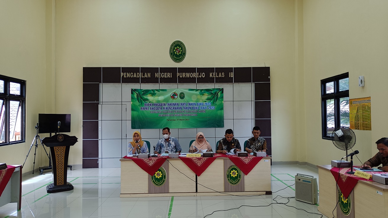 rapat anggota koperasi kpri pengadilan negeri purworejo