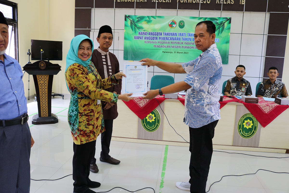 rapat anggota koperasi kpri pengadilan negeri purworejo