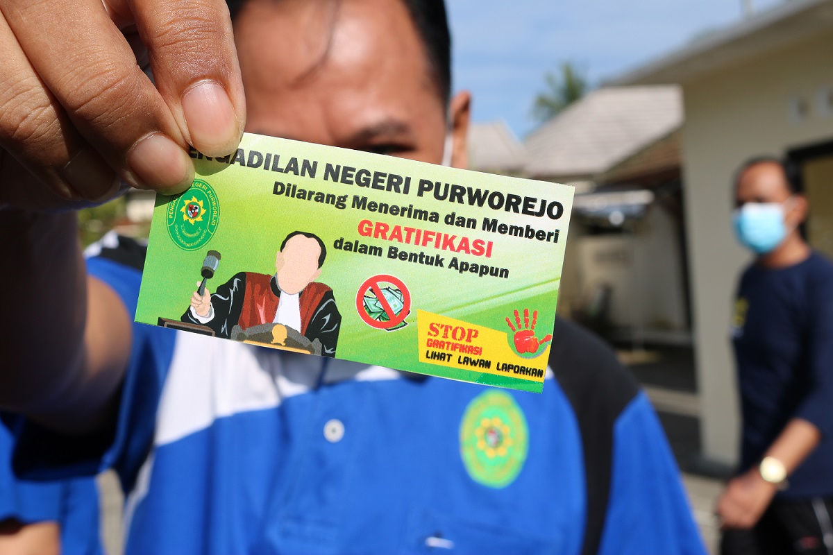 Public Campaign Pengendalian Gratifikasi Pengadilan Negeri Purworejo