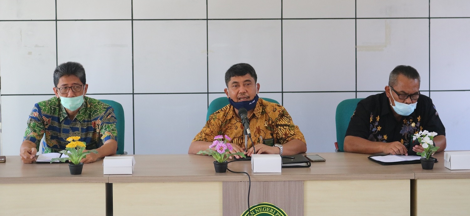 Pengadilan Negeri Purworejo mengadakan rapat evaluasi pada bulan nopember 2020