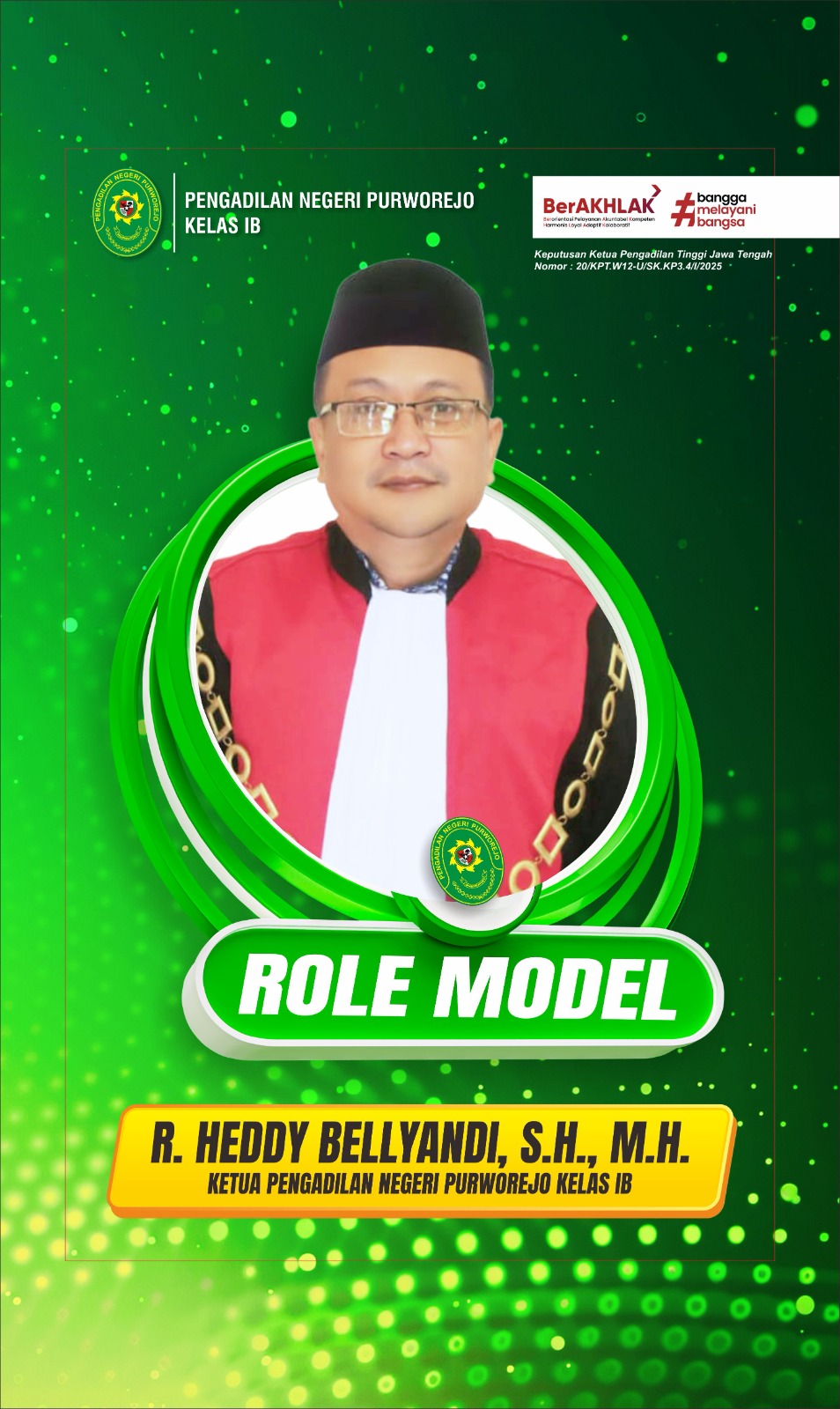 role model pengadilan 2025